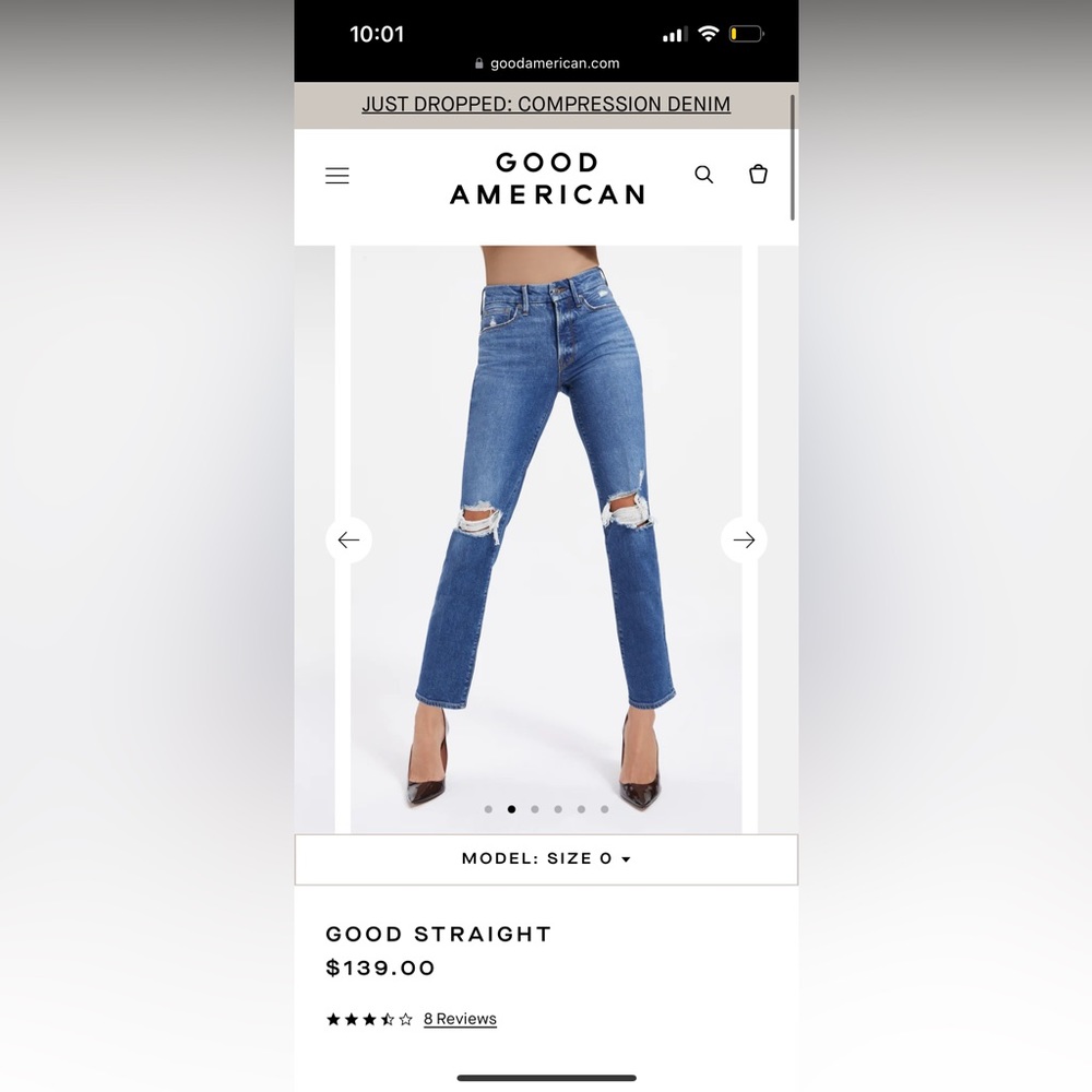 Good American Straight Jeans